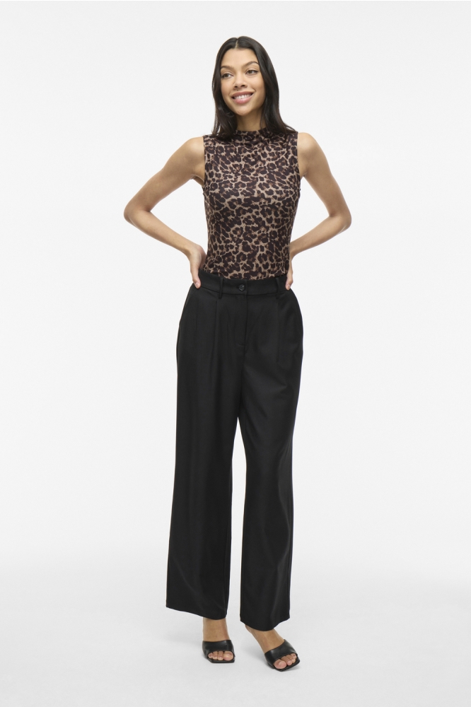 VILEOA S/L FUNNEL NECK TOP - NOOS 14112661 NOMAD/LEO